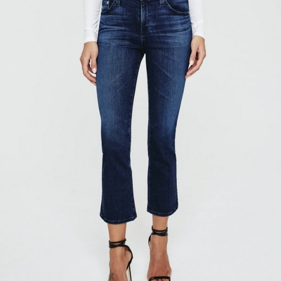 AG Adriano Goldschmied Jodi Crop Flare Jean Size 25 - Picture 5 of 12